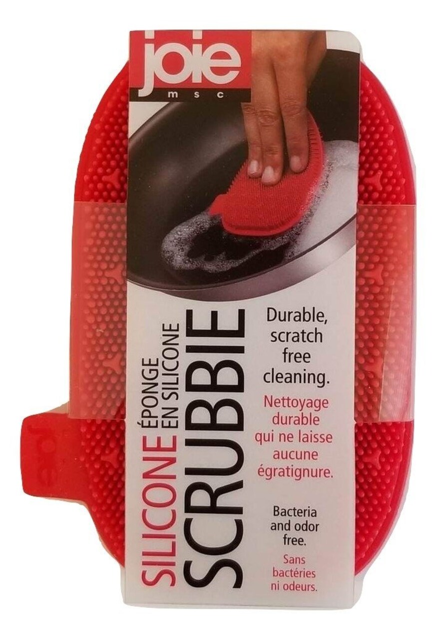 Joie Scratch-Free Antibacterial Odor-Free Flexible Silicone Kitchen Dish Scrubbie